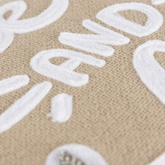 Modern Farmhouse Natural Christmas Lumbar Throw Pillow