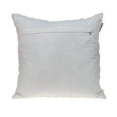 Jacquard Diamond Pattern Decorative White Throw Pillow