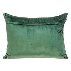 Green Lumbar Tufted Throw Pillow