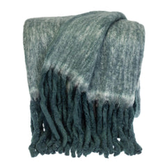 Super Soft Teal Handloomed Throw Blanket