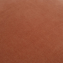 Rust Orange Embellished Flange Down Throw Pillow