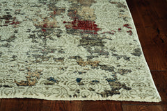 2" x 8" Sage Ivory Weathered Vintage Runner Rug