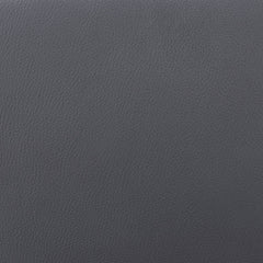 26" Gray Faux Leather Backless Modern Swivel Bar