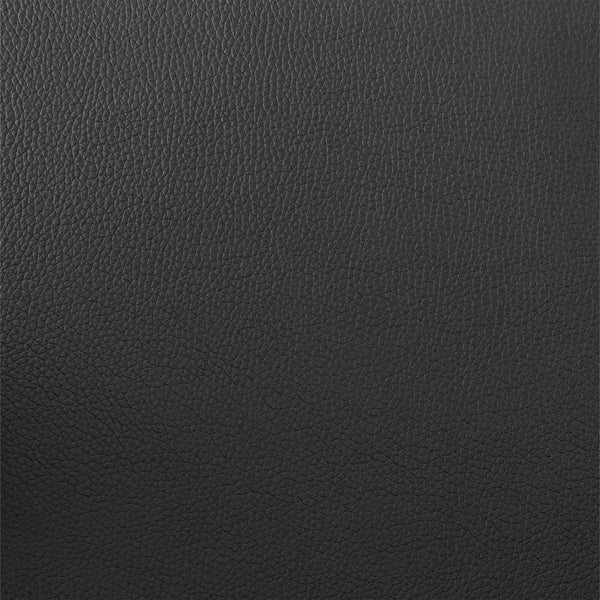 30" Mod Black Faux Leather Black Finish Swivel Bar Stool